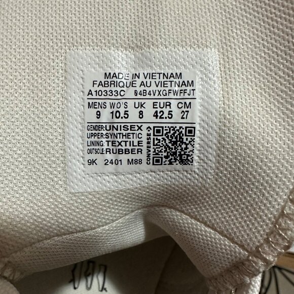 CONVERSE RUN STAR HIKE HI 9 Men Shoes GOLD PLATFORM Sneaker Boot Western A10333C - Picture 9 of 10